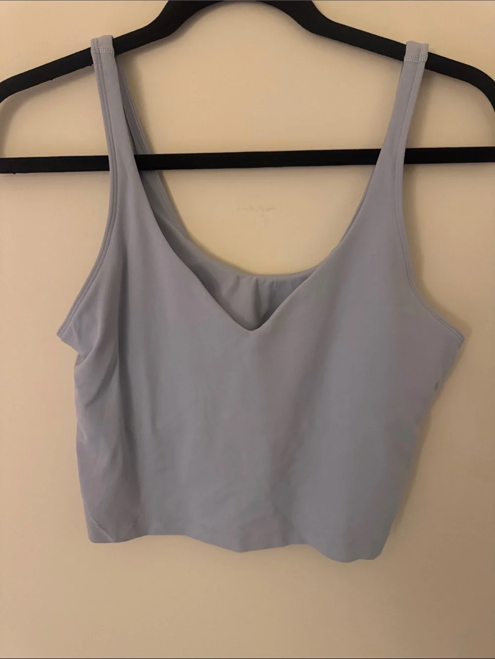 lululemon athletica Light Blue Scoop-Neck Crop Tank